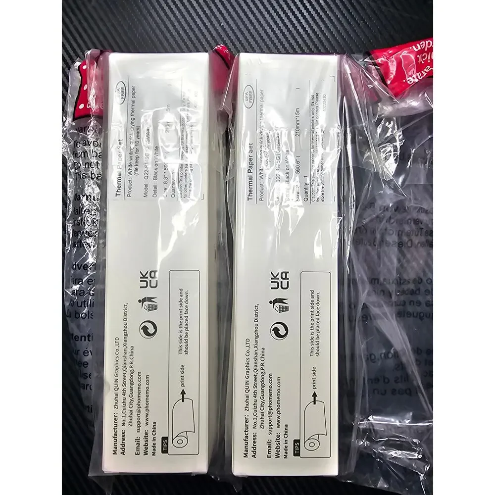 2x -Phomemo A4 Thermal Paper, M08F-Letter M832 M833 M835 M836 Size 8.27